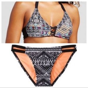Mossimo & Xhilaration Tribal Print Bikini Set